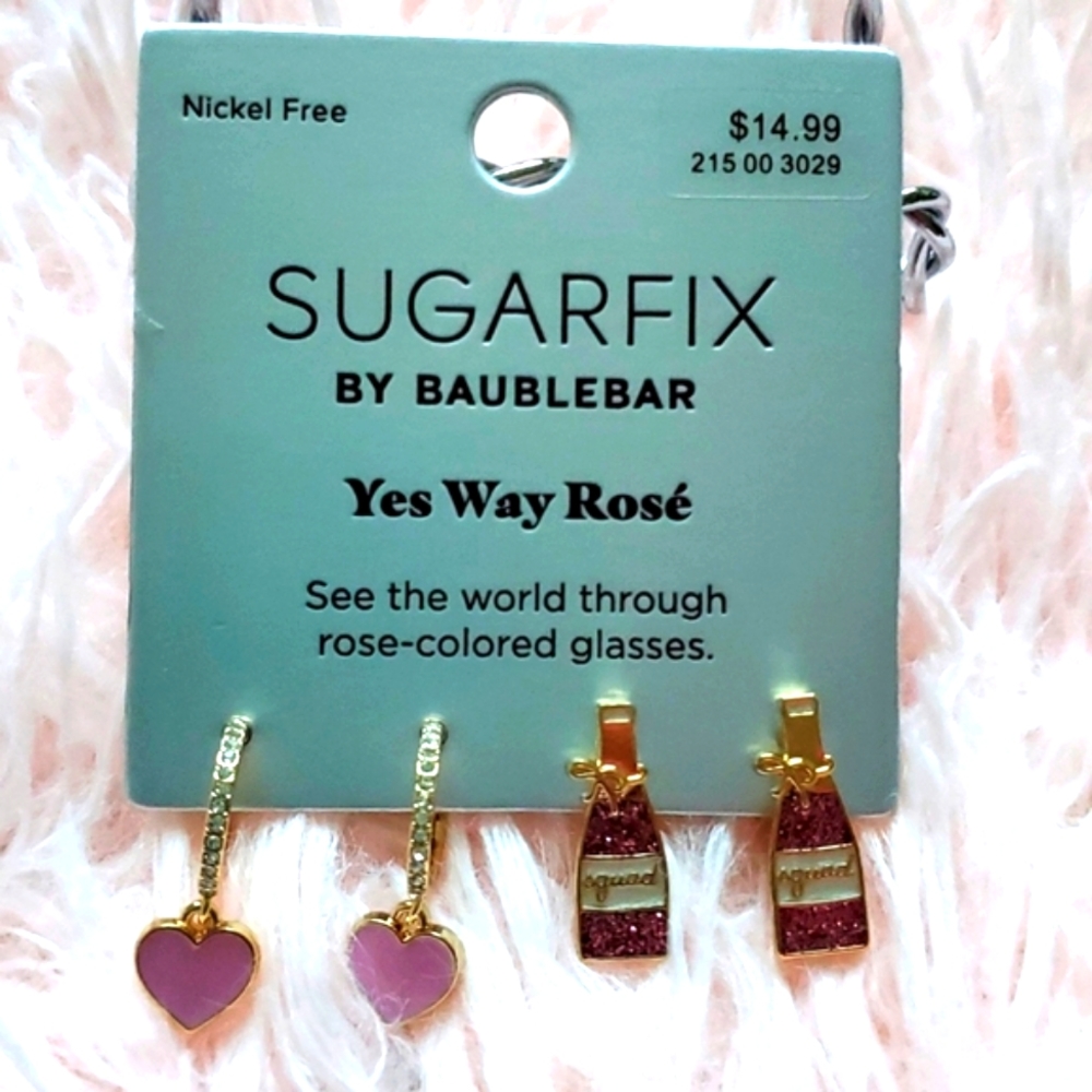 SUGARFIX By Bubblebar Yes Way Rose Earrings
